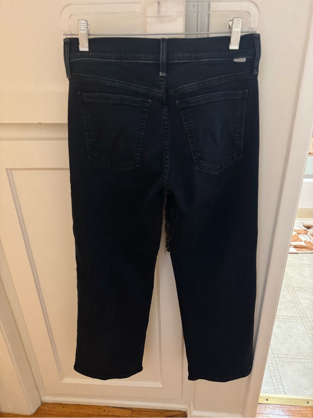 NWOT- MORHER PETITES The Lil Mid Rise Zip Rambler….. 26P - Picture 7 of 9